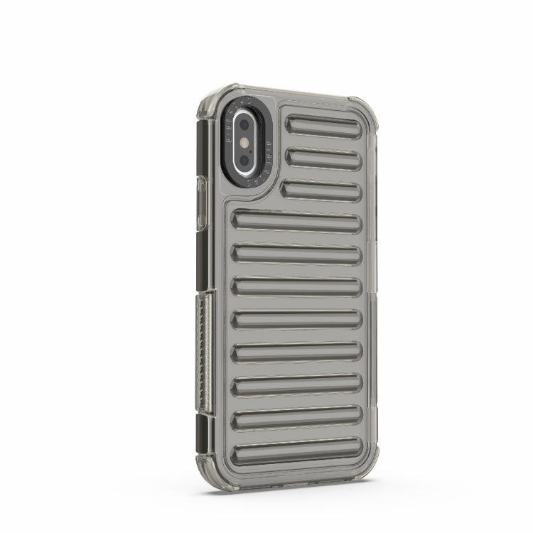 For iPhone XS / X High Transparency TPU Hybrid PC Airbag Phone Case