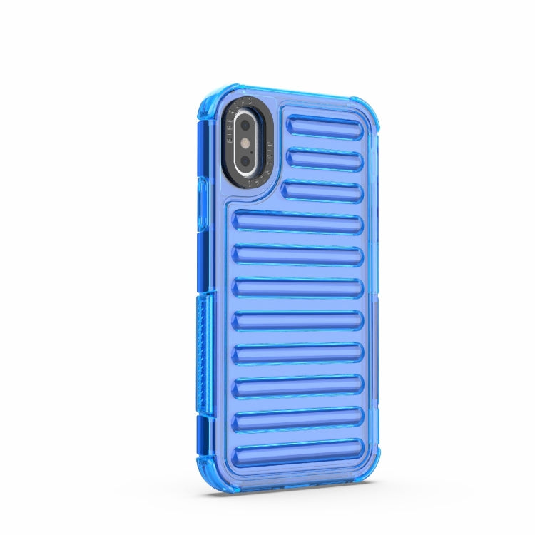 For iPhone XS / X High Transparency TPU Hybrid PC Airbag Phone Case