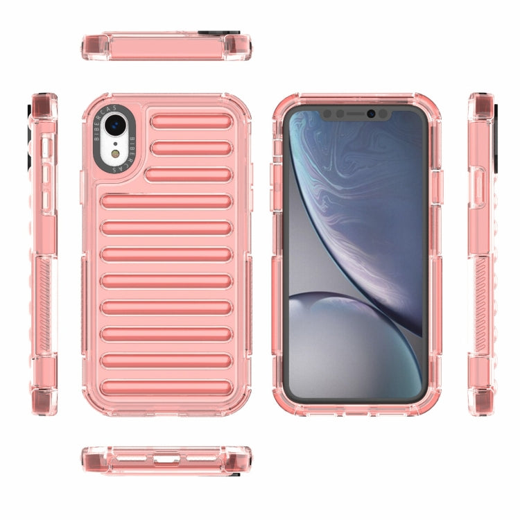 For iPhone XR High Transparency TPU Hybrid PC Airbag Phone Case