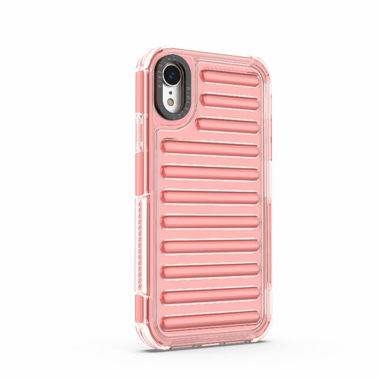 For iPhone XR High Transparency TPU Hybrid PC Airbag Phone Case