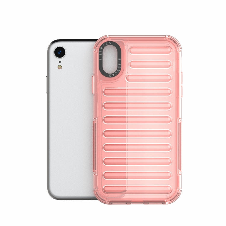 For iPhone XR High Transparency TPU Hybrid PC Airbag Phone Case