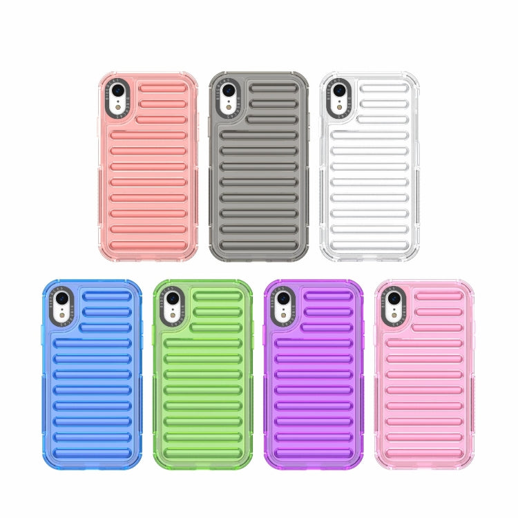 For iPhone XR High Transparency TPU Hybrid PC Airbag Phone Case