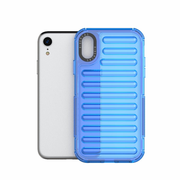 For iPhone XR High Transparency TPU Hybrid PC Airbag Phone Case