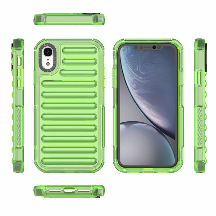 For iPhone XR High Transparency TPU Hybrid PC Airbag Phone Case