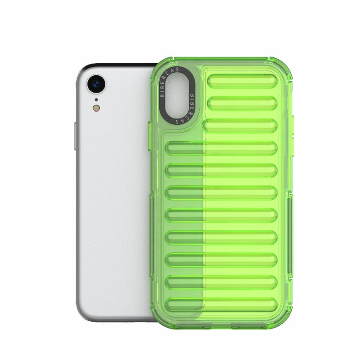 For iPhone XR High Transparency TPU Hybrid PC Airbag Phone Case