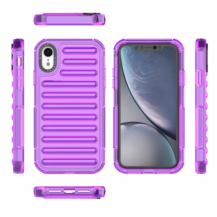 For iPhone XR High Transparency TPU Hybrid PC Airbag Phone Case