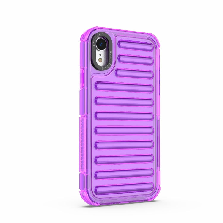 For iPhone XR High Transparency TPU Hybrid PC Airbag Phone Case