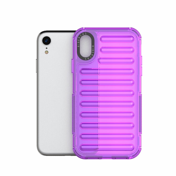 For iPhone XR High Transparency TPU Hybrid PC Airbag Phone Case