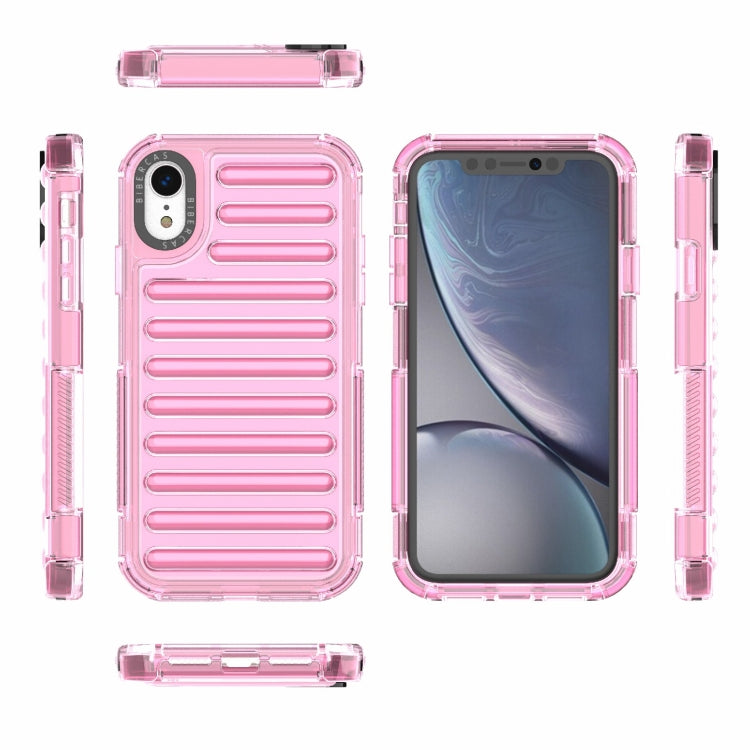 For iPhone XR High Transparency TPU Hybrid PC Airbag Phone Case