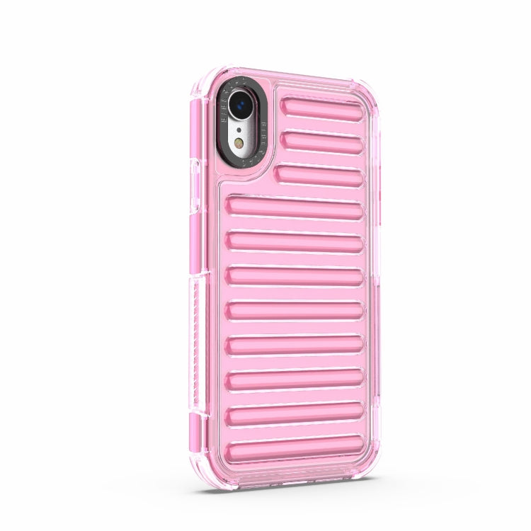 For iPhone XR High Transparency TPU Hybrid PC Airbag Phone Case