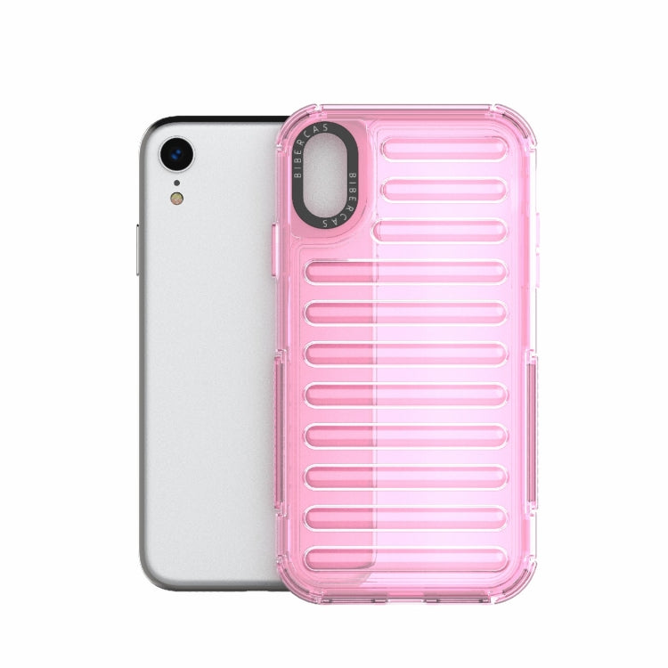 For iPhone XR High Transparency TPU Hybrid PC Airbag Phone Case