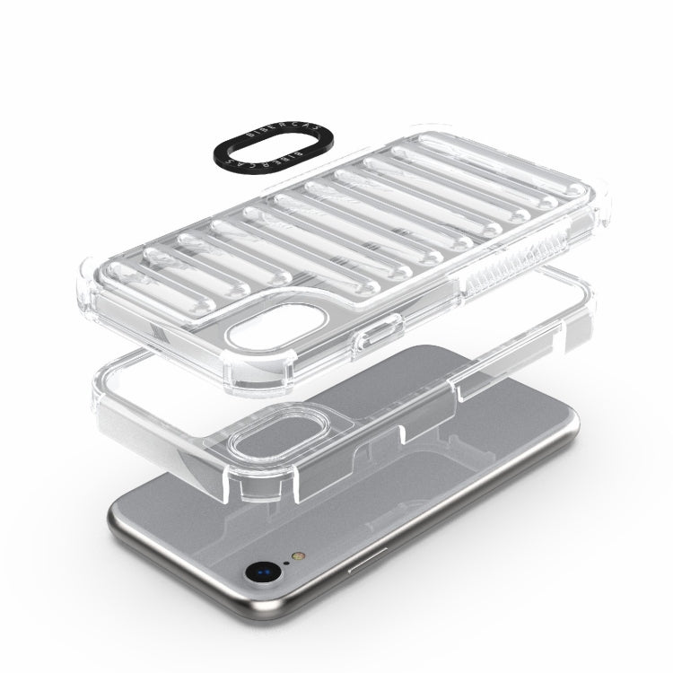 For iPhone XR High Transparency TPU Hybrid PC Airbag Phone Case