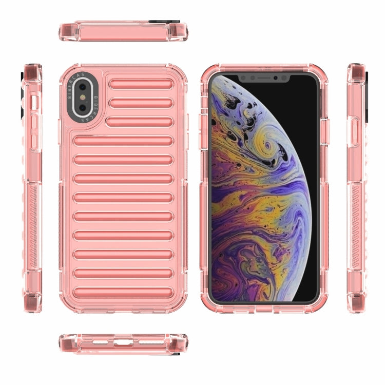 For iPhone XS Max High Transparency TPU Hybrid PC Airbag Phone Case