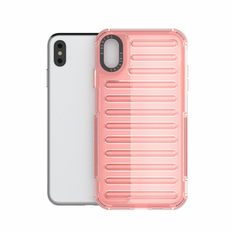 For iPhone XS Max High Transparency TPU Hybrid PC Airbag Phone Case
