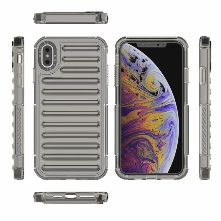 For iPhone XS Max High Transparency TPU Hybrid PC Airbag Phone Case