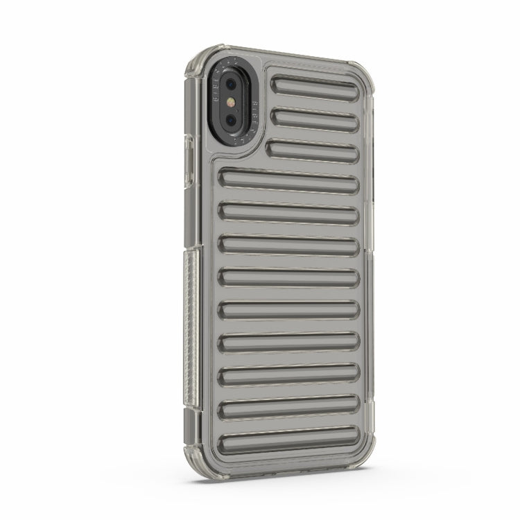 For iPhone XS Max High Transparency TPU Hybrid PC Airbag Phone Case