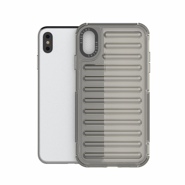 For iPhone XS Max High Transparency TPU Hybrid PC Airbag Phone Case