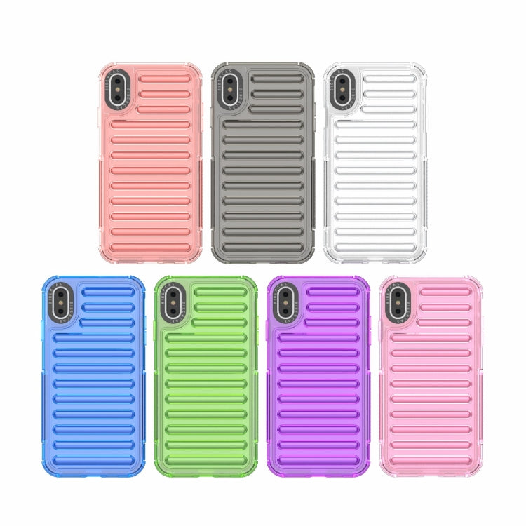 For iPhone XS Max High Transparency TPU Hybrid PC Airbag Phone Case