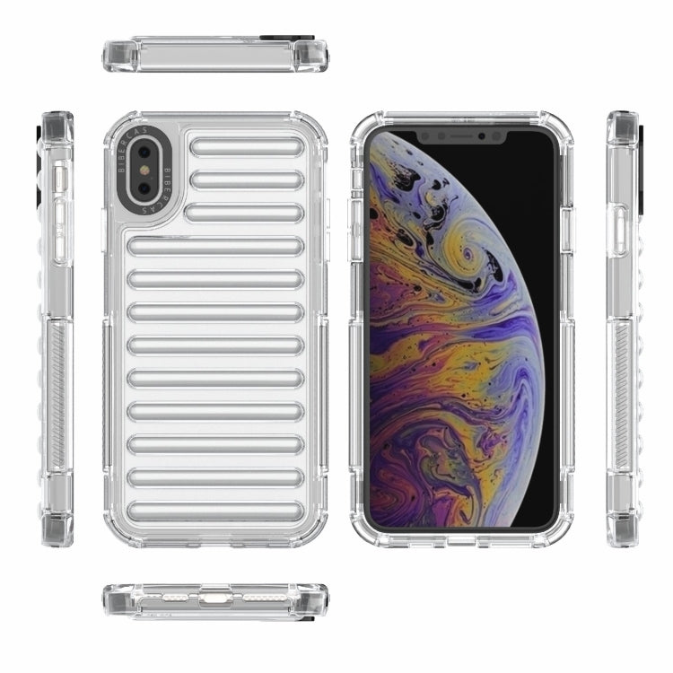For iPhone XS Max High Transparency TPU Hybrid PC Airbag Phone Case