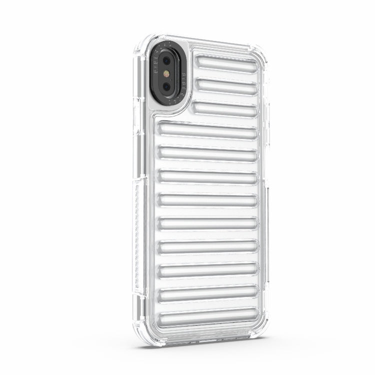 For iPhone XS Max High Transparency TPU Hybrid PC Airbag Phone Case