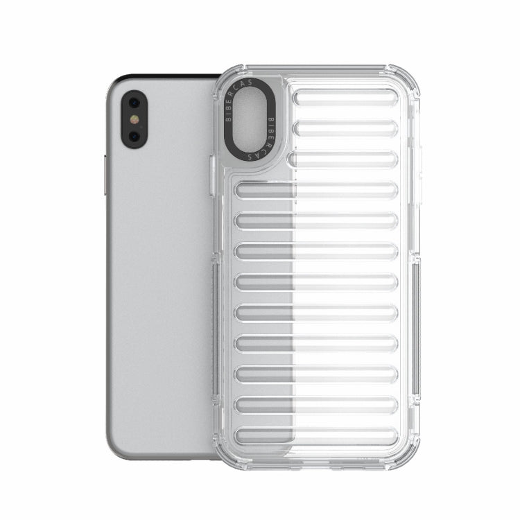 For iPhone XS Max High Transparency TPU Hybrid PC Airbag Phone Case