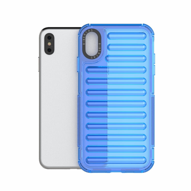 For iPhone XS Max High Transparency TPU Hybrid PC Airbag Phone Case