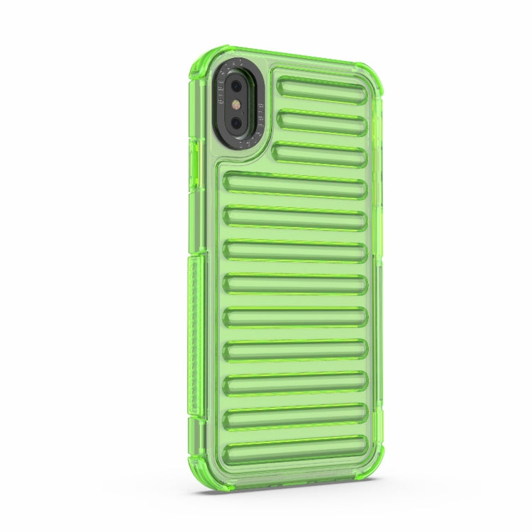 For iPhone XS Max High Transparency TPU Hybrid PC Airbag Phone Case