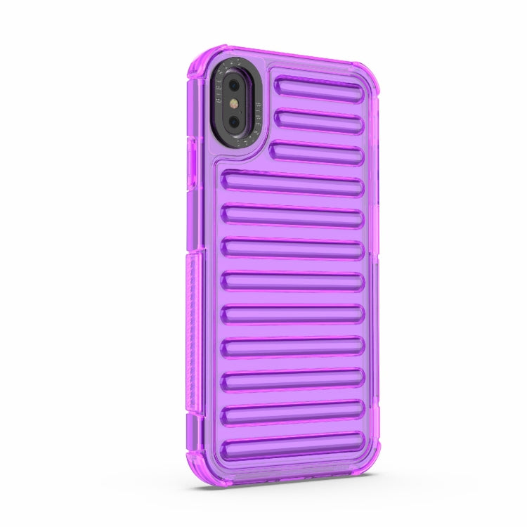 For iPhone XS Max High Transparency TPU Hybrid PC Airbag Phone Case