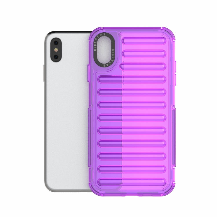 For iPhone XS Max High Transparency TPU Hybrid PC Airbag Phone Case