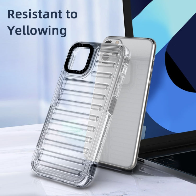 For iPhone 11 Pro Max High Transparency TPU Hybrid PC Airbag Phone Case