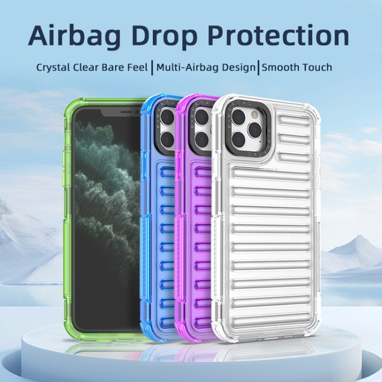 For iPhone 11 Pro Max High Transparency TPU Hybrid PC Airbag Phone Case
