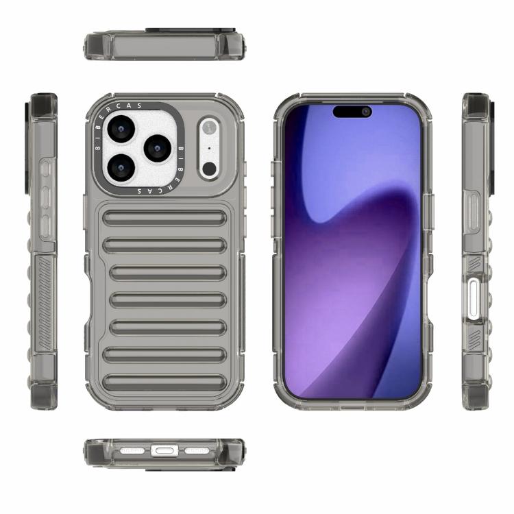 For iPhone 17 Pro High Transparency TPU Hybrid PC Airbag Phone Case