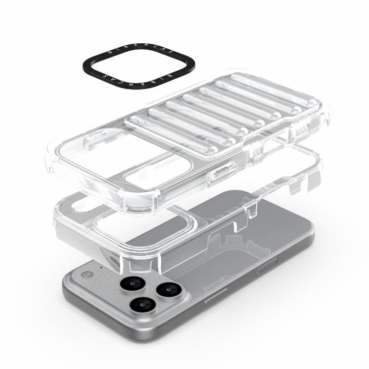 For iPhone 17 Pro High Transparency TPU Hybrid PC Airbag Phone Case