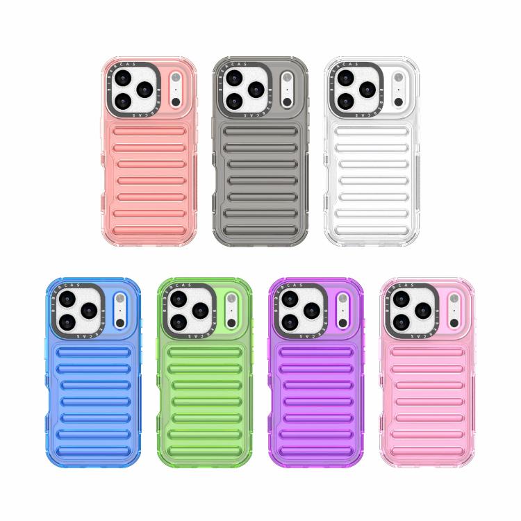For iPhone 17 Pro High Transparency TPU Hybrid PC Airbag Phone Case