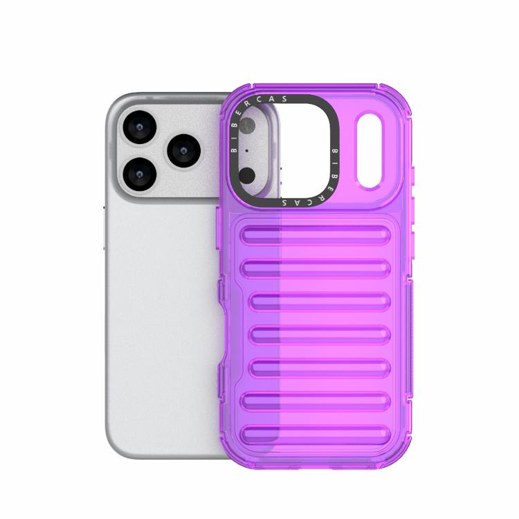 For iPhone 17 Pro High Transparency TPU Hybrid PC Airbag Phone Case