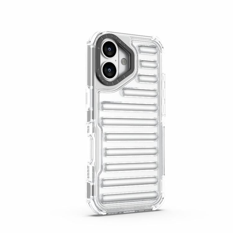 For iPhone 17 High Transparency TPU Hybrid PC Airbag Phone Case