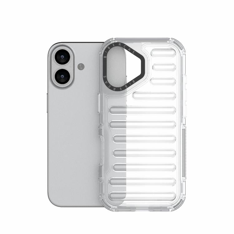 For iPhone 17 High Transparency TPU Hybrid PC Airbag Phone Case
