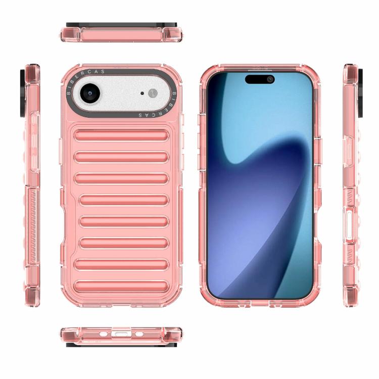 For iPhone Air High Transparency TPU Hybrid PC Airbag Phone Case