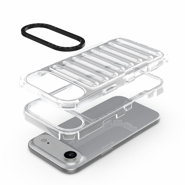 For iPhone Air High Transparency TPU Hybrid PC Airbag Phone Case
