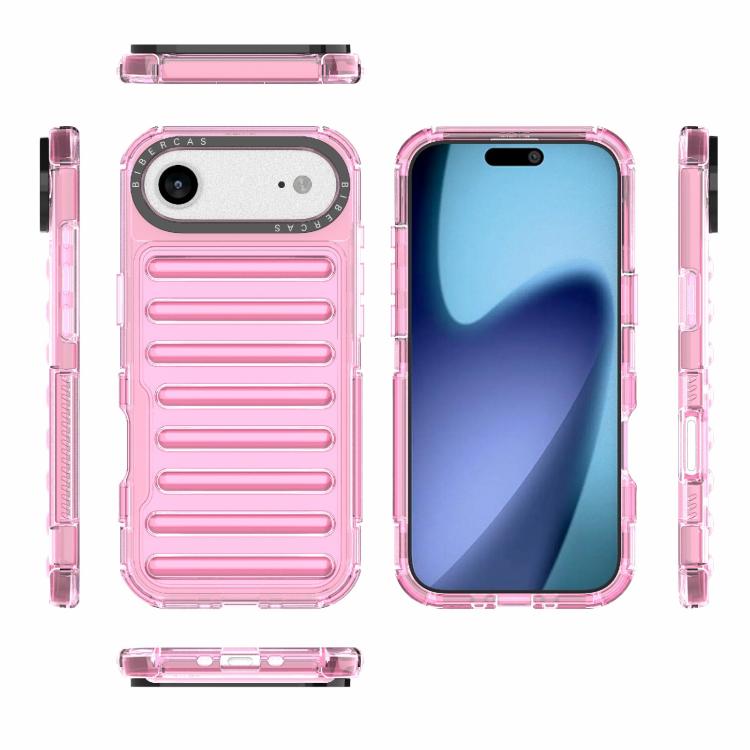 For iPhone Air High Transparency TPU Hybrid PC Airbag Phone Case