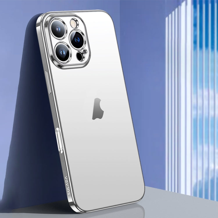 For iPhone 16 Pro Max SULADA Natural Color Series Electroplating Frosted TPU Phone Case