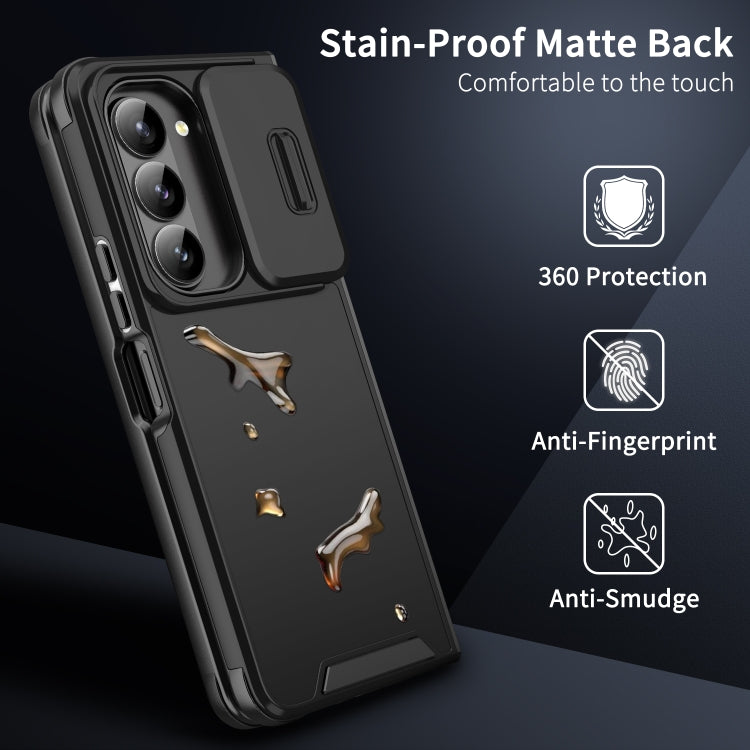 For Samsung Galaxy Z Fold5 Sliding Camshield TPU + PC Phone Case