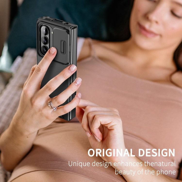 For Samsung Galaxy Z Fold5 Sliding Camshield TPU + PC Phone Case