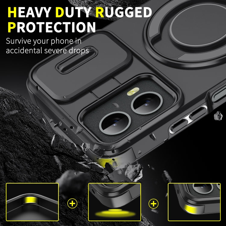 For Motorola Moto G 5G 2024 Sliding Camshield Ring Holder Phone Case