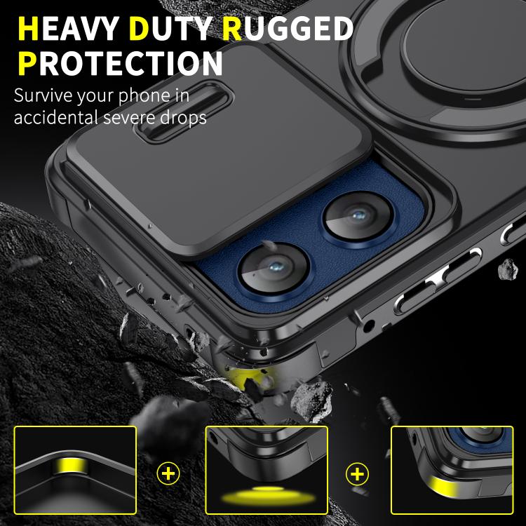 For Motorola Moto G Stylus 5G 2025 Sliding Camshield Ring Holder Phone Case