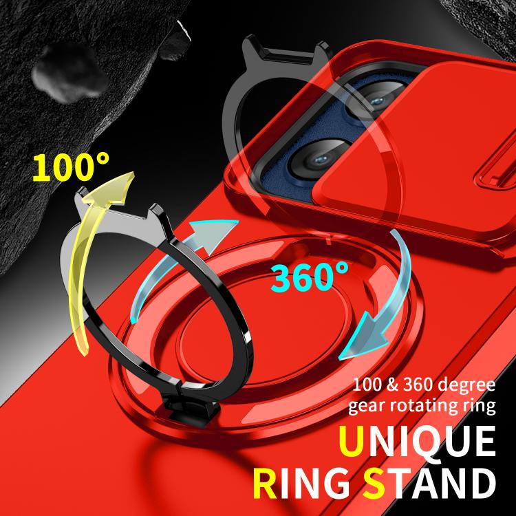 For Motorola Moto G Stylus 5G 2025 Sliding Camshield Ring Holder Phone Case