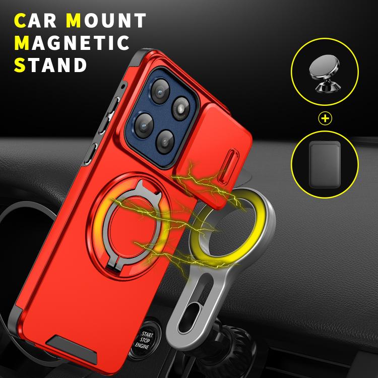 For Motorola Moto G Stylus 5G 2025 Sliding Camshield Ring Holder Phone Case