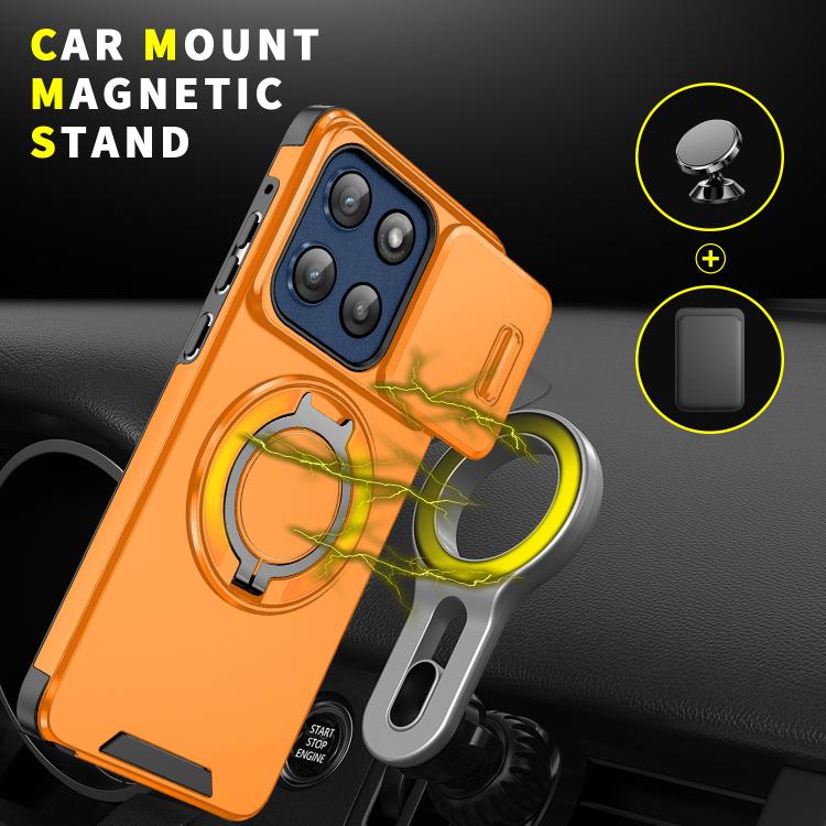 For Motorola Moto G Stylus 5G 2025 Sliding Camshield Ring Holder Phone Case
