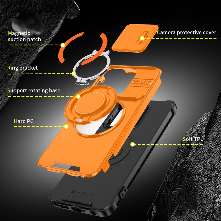 For Motorola Moto G Stylus 5G 2025 Sliding Camshield Ring Holder Phone Case