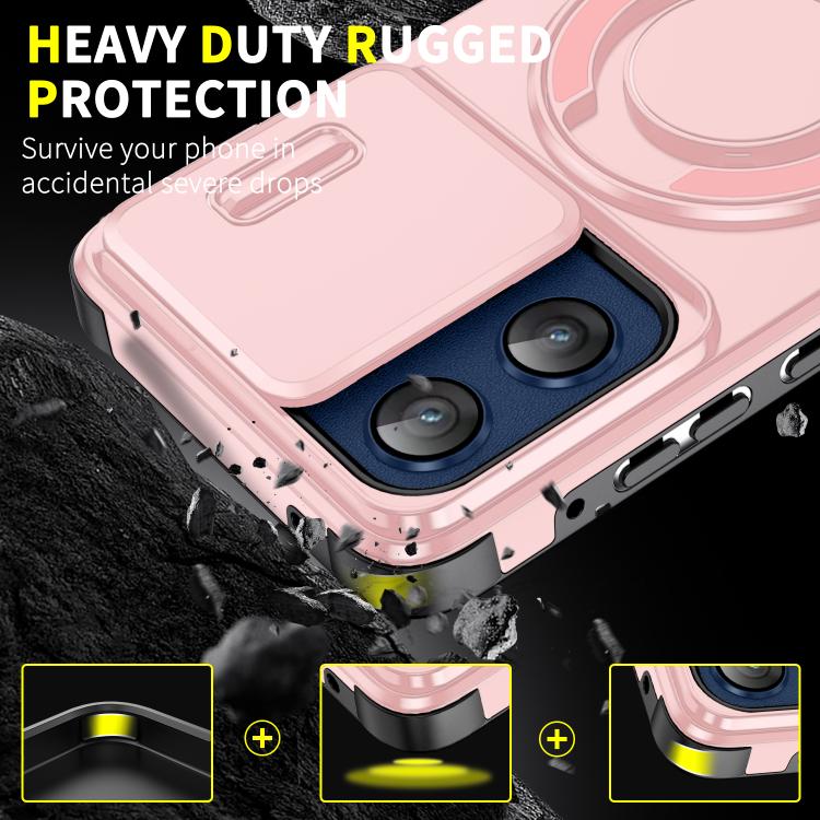 For Motorola Moto G Stylus 5G 2025 Sliding Camshield Ring Holder Phone Case